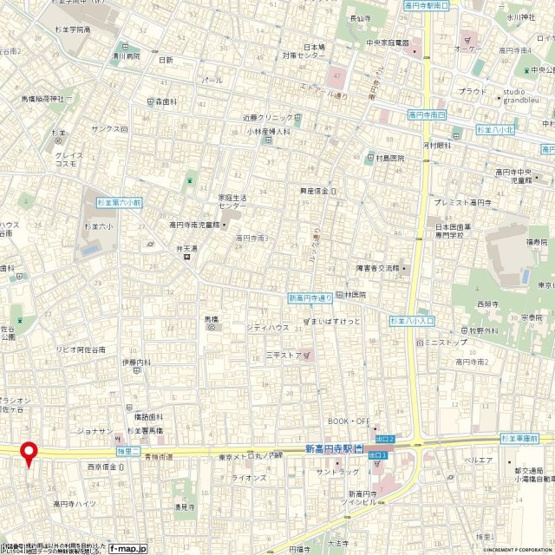 【地図】 | マイキャッスル新高円寺