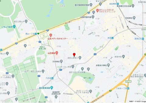 メトロパーク赤坂の地図