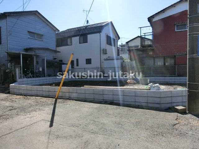 作新台５丁目　新築戸建の前面道路含む現地写真|作新台５丁目　新築分譲戸建　