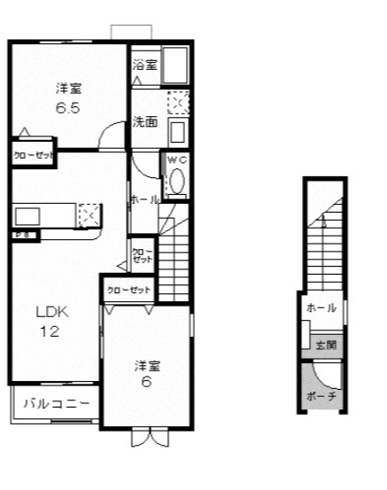 【間取り】 | ベルフィオーレⅡ