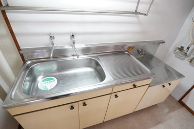 【キッチン】 | 中野富士見スカイマンション | 2口ガスコンロ設置可