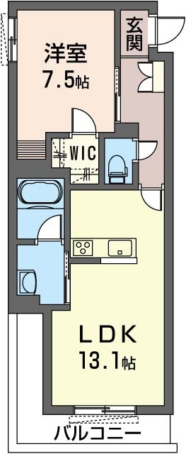 Wise　noteの間取り|採光のとれた明るいお部屋です