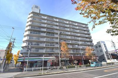 【外観】 | ネオハイツ平安　★仲介手数料無料★　飯田小学校　大曽根中学校 | リノベーション済み。
保証付きマンションです。