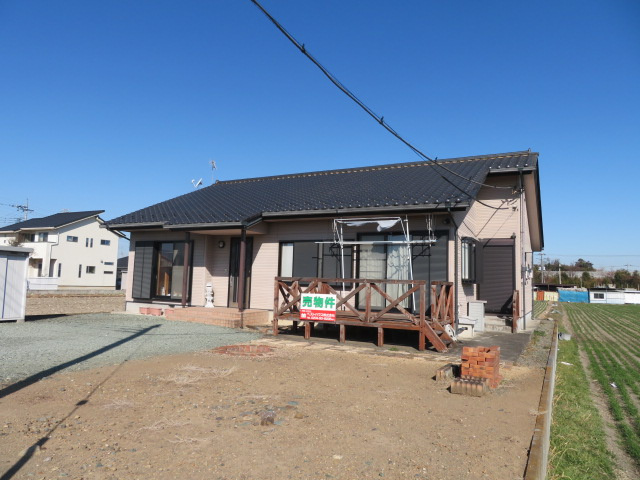 藤岡市岡之郷　一戸建て平家住宅の外観