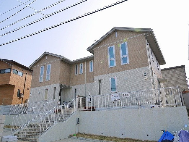 ラ　ヴィ　アンの外観|お洒落な外観です。