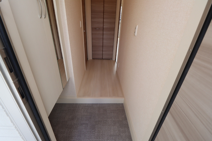 船橋市前原東３丁目のアパートのバルコニー