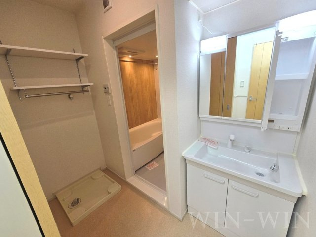 プランドール スギ Aの洗面所