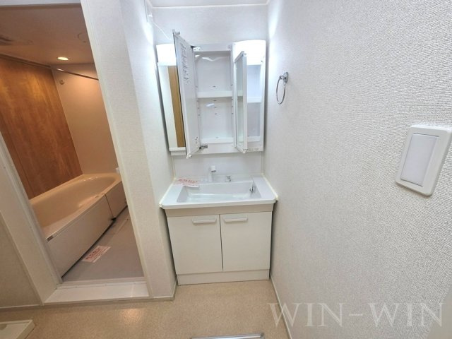 プランドール スギ Aの洗面所