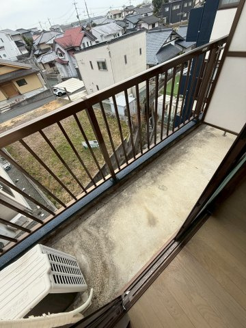 クリスタルコートⅠのバルコニー