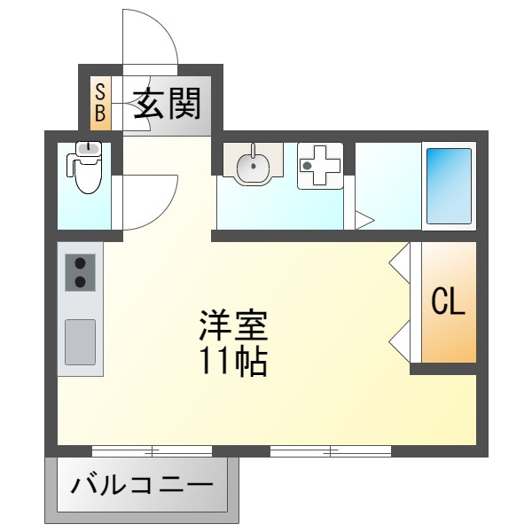 メデューセ新島の間取り
