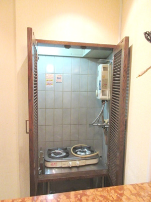 【内装】 | 東門筋沿いのスナック居抜店舗 | コンロ台