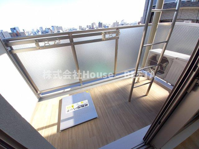 エスリード神戸ハーバークロスのバルコニー