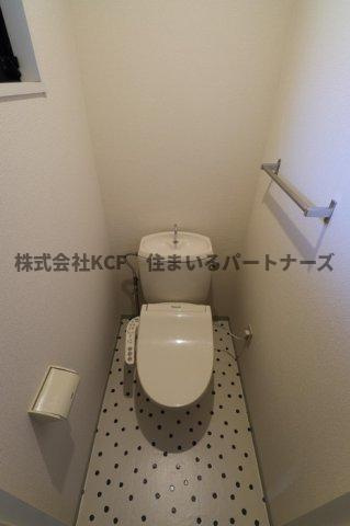 セジュール大善寺B棟のトイレ|落ち着いたトイレです