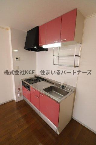 セジュール大善寺B棟のキッチン|使いやすいキッチンです