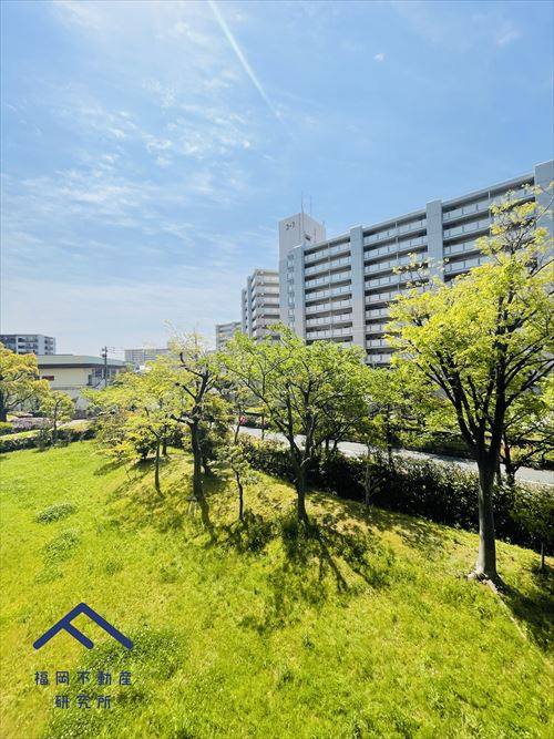ふよう香椎浜ハイツB棟の展望