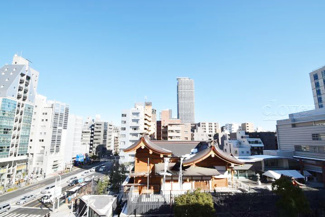 【展望】 | 物件のお問い合わせは、 ０１２０－７００－９６８までお気軽にどうぞ！
バルコニーからの眺望　視線の先には水天宮が望めます