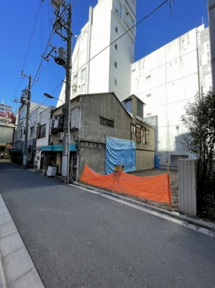 建築条件なし 浅草２丁目の土地の外観|南東側からの現地