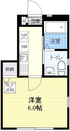 イーストヴィレッジの間取り