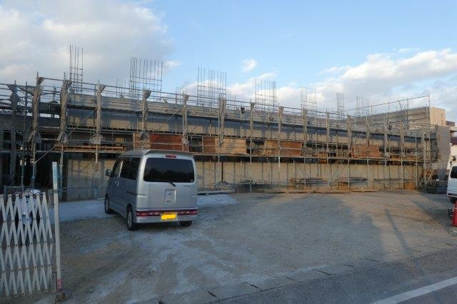 メルプランタンの外観|建築現場