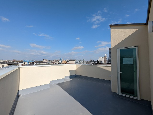 ラヴニール東向島の展望|屋上からスカイツリーが望めます。