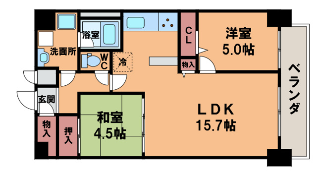 【間取り】 | ＫＭ山坂
