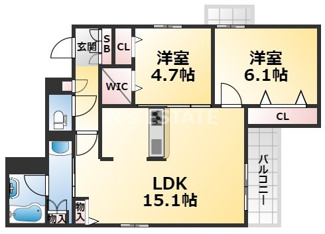 【間取り】 | シャーメゾン海運