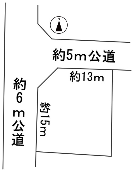 ５８１２３　本巣市文殊土地の区画図