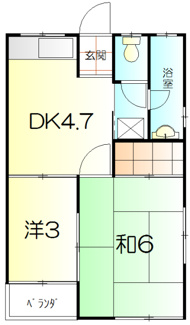【間取り】 | コーポつつみ