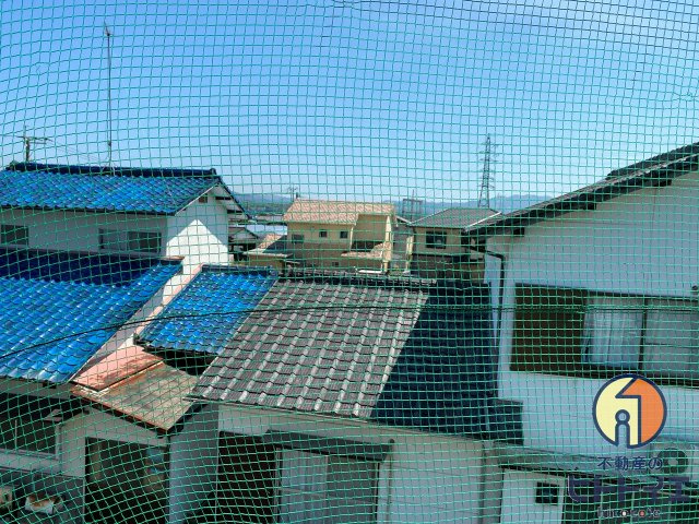 コーポ平原Ⅰの展望|バルコニーからの眺望です