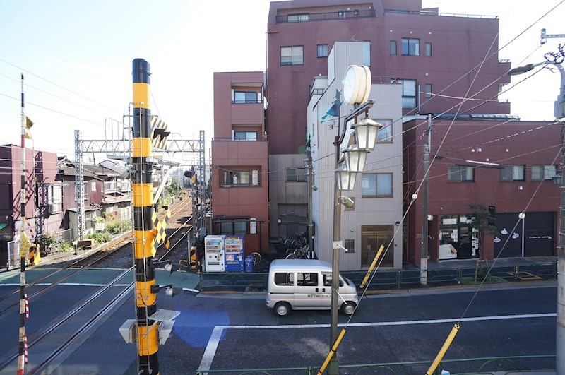 スカイハウス押上の駐車場|バルコニーから正面眺望♪