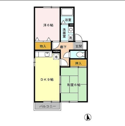 ペイサージュドミールの間取り
