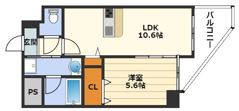 ティーズガーデンの間取り
