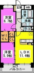 【間取り】 | リヴィエールシャン那珂