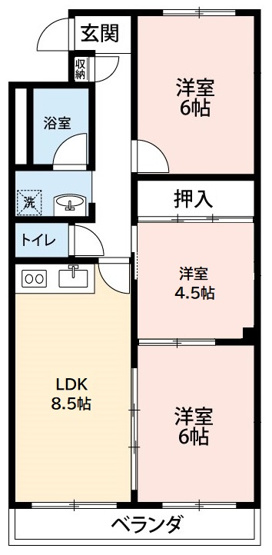 【間取り】 | エミナンス竜美丘