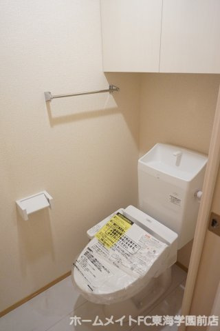 熊本市東区戸島西１丁目のアパートのトイレ