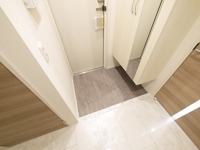 Cuore 都跡の玄関|シンプルで使いやすい玄関です