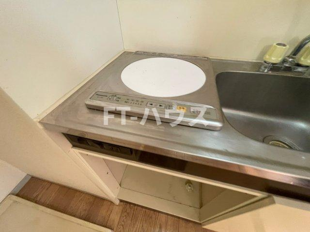 習志野市大久保２丁目のアパートのキッチン