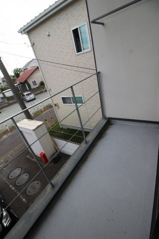 Nコートのバルコニー