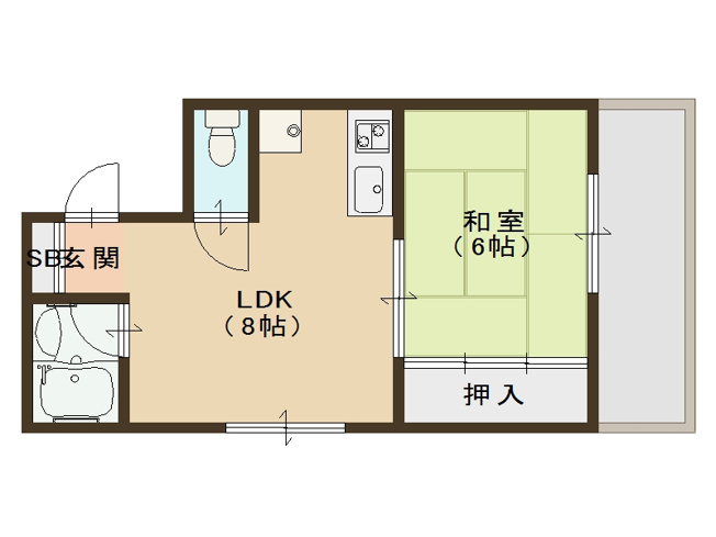 【間取り】 | シティハイツ玉出