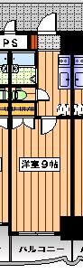 【間取り】 | ロイヤル博多駅東