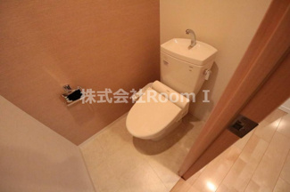 【トイレ】 | ソレイユ真田山 | 落ち着いたトイレです