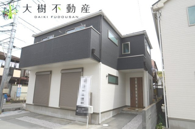【外観】 | 海老名市国分南2丁目　新築戸建て　全1棟　【仲介手数料無料】 | 建物完成しました！！【仲介手数料無料でご紹介可能です】大樹不動産