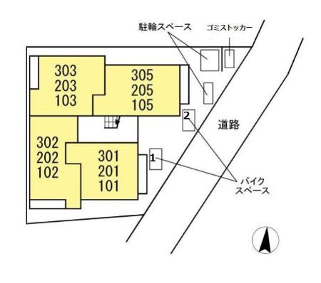 フルーヴの区画図