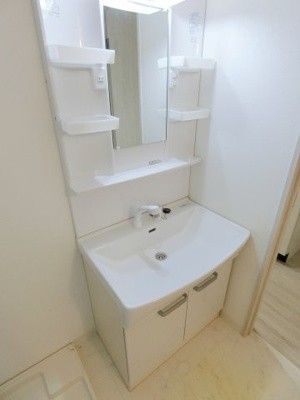 【独立洗面台】 | ワコーレヴィータ神戸下沢通Plus | 独立洗面化粧台が付いています