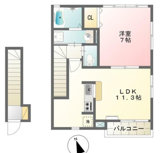 【間取り】 | カーサフェリーチェ | 間取り図