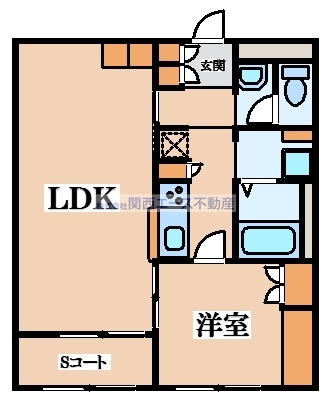 【間取り】 | レオパレスハピネスNAWATE
