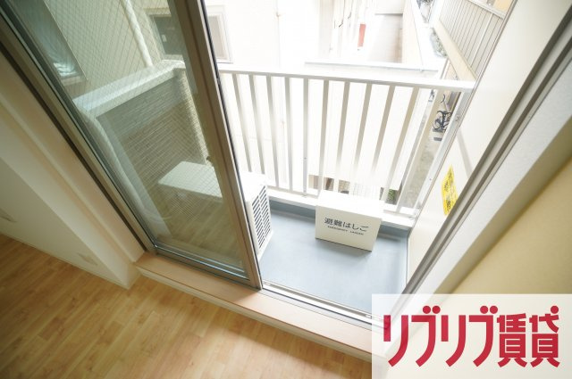 ライブリー千葉松波のバルコニー