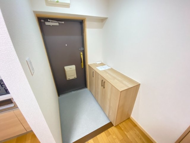 田中マンションの玄関