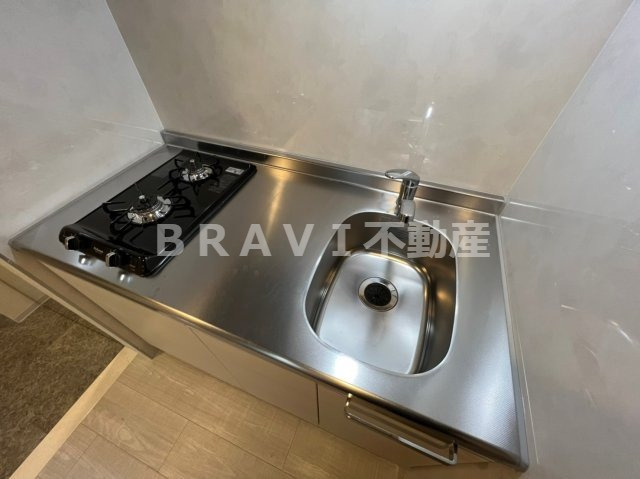 セイワパレス森ノ宮中央 BRAVI不動産のキッチン|【セイワパレス森ノ宮中央】コンパクトなキッチンで掃除もラクラク