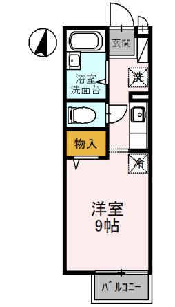 【間取り】 | アメニティ大美野Ｂ棟
